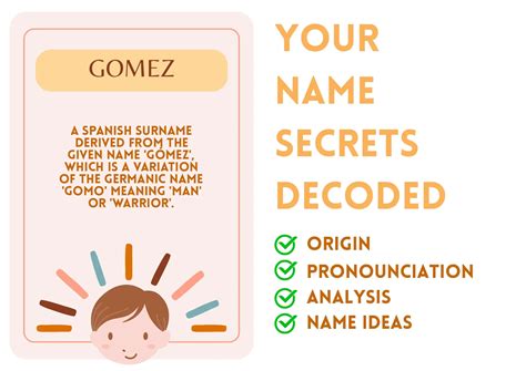 Gomez - Boy Name Meaning and Pronunciation