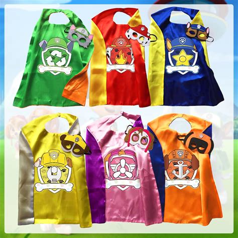 Buy Tug4doggy 6 Sets Puppy Dog Patrol birthday decorations Capes and ...