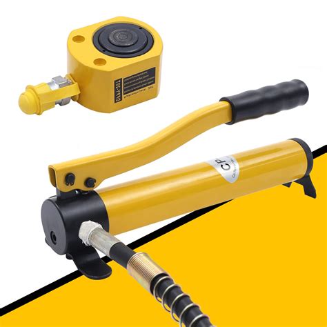 Buy 20T Hydraulic Jack, CP-180 Manual Hydraulic Hand Pump Jack Set Low Profile Hydraulic Jack ...