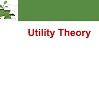 Utility Approach - Business Economics and Finance - B Com PDF Download