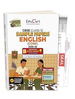 Educart CBSE Sample Paper Class 12 2025-26 – English Core (Based on ...