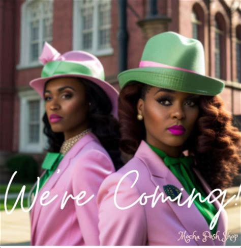 Pin by Malikah Day on Pink and Green | Sorority fashion, Aka sorority ...