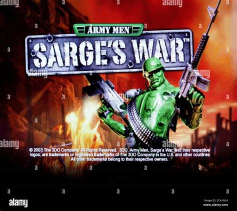 Army Men Sarge's War - Nintendo Gamecube Videogame - Editorial use only ...