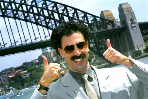 borat gives the thumbs up to sydney | cybele malinowski | Flickr