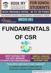 IGNOU MEDS-051 Fundamentals of CSR Quick Readable Notes | Important ...