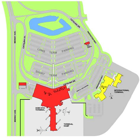 Daytona Beach International Airport Parking Map (2025-2024) - All Maps