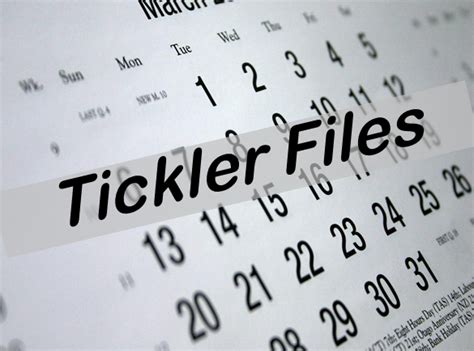Tickler File 的图像结果