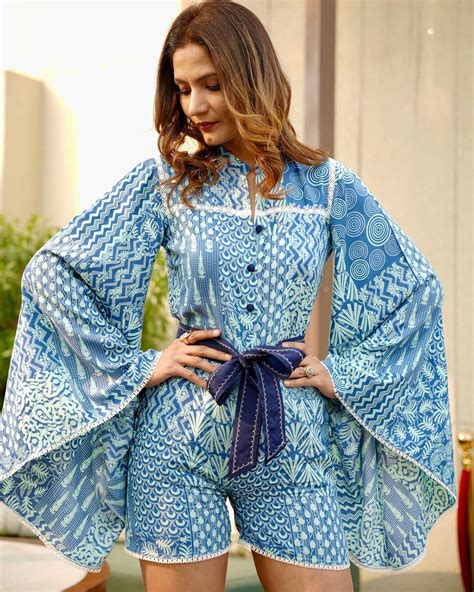 Blue Breeze Stylish Playsuit for Every Occasion – House Of Majisha