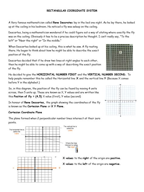 Rectangular Coordinate System Worksheet 的图像结果