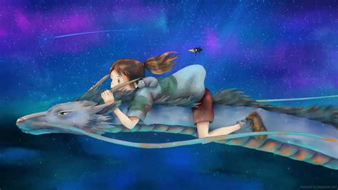 Spirited Away Haku Dragon And Chihiro