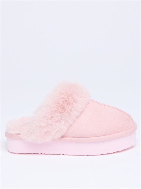 Womens Pink Slippers | Dusky & Hot Pink | Very