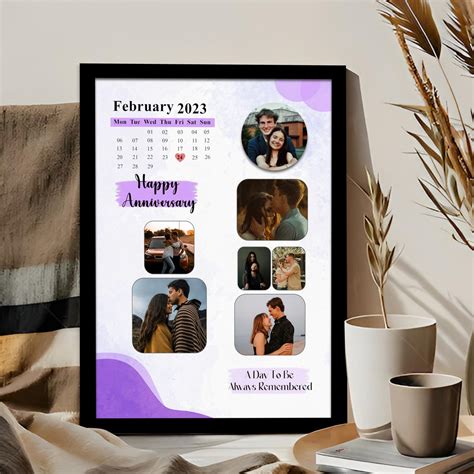 SNAP ART Customized Calender with 7 Photo Collage print for Mother, Da ...