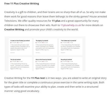 Image result for 11 Plus Atom Learning Creative Writing