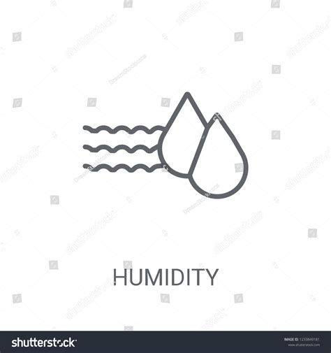 Humidity Icon Trendy Humidity Logo Concept Stock Vector (Royalty Free) 1233849181