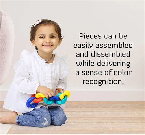 Shooting star Rainbow links Baby toys linking toy Multicolor 0M+