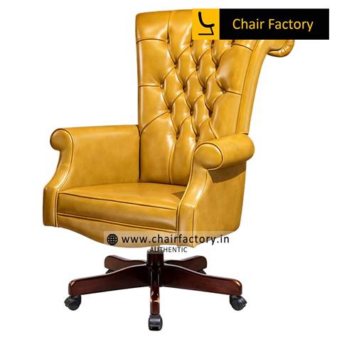 Triumph 100% Genuine Italian leather Chair | Chair Factory