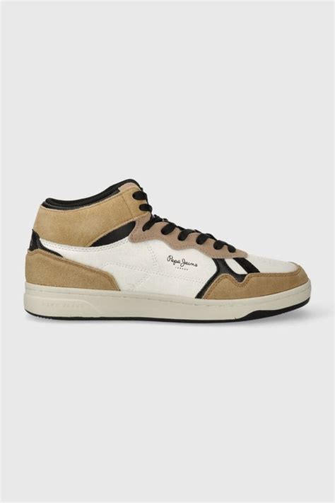 Pepe Jeans sneakersy KORE BASKET M kolor brązowy PMS30999 | Answear.com