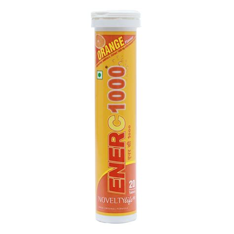 EFVC 1000 Sugar Free Orange Effervescent Tablet 20's Price, Uses, Side ...
