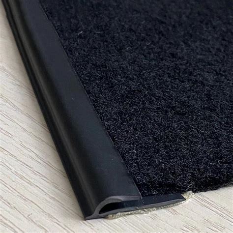ETULLE Carpet Edge Trim Strip Grey Black, Flexible PVC Transitions Bar ...