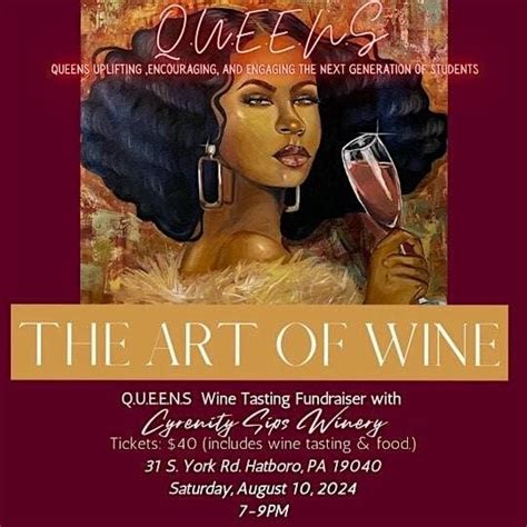 Q.U.E.E.N.S. Wine Tasting and Networking Fundraiser, Cyrenity Sips ...