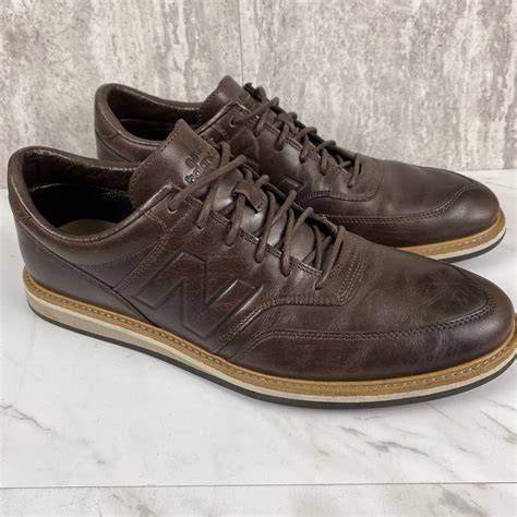 New Balance Men’s Brown Leather Shoe MD1100BR US Men’… - Gem