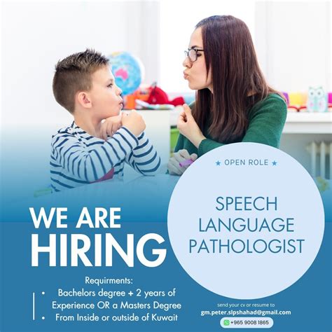Speech Therapist Employment