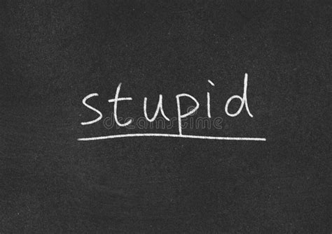 Stupid Word Cloud and Hand with Marker Concept Stock Image - Image of ...