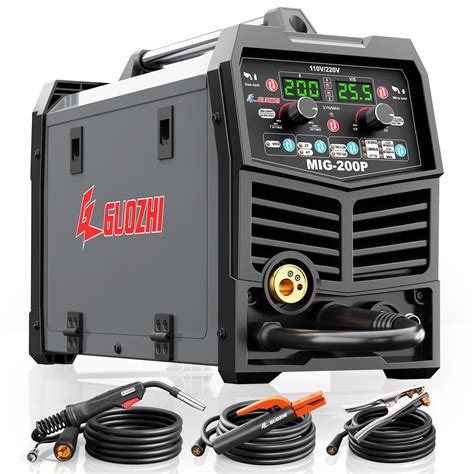 Buy GZ GUOZHI200A MIG Welder, 7 in 1 MIG/MAG/less Flux Core MIG/Lift ...