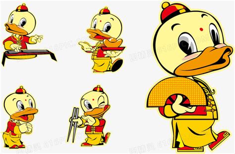 卡通鸭子形象LOGO,酒店餐饮类,LOGO/吉祥物设计,设计模板,汇图网www.huitu.com