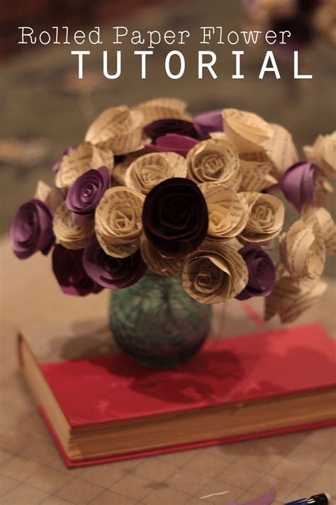 Image result for Rolled Paper Flower Tutorial