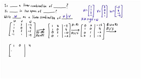 Image result for Linear Combination Calculator