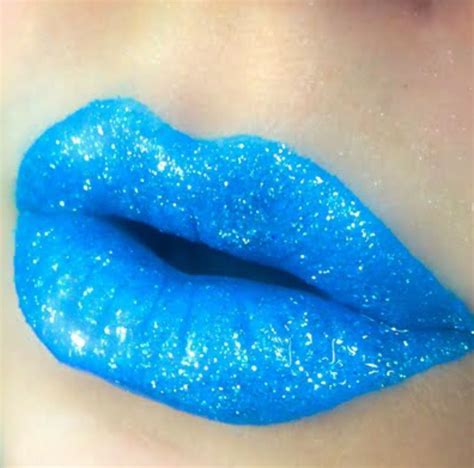 Blue Moon Glitter | Best lipstick color, Blue lipstick, Lip art