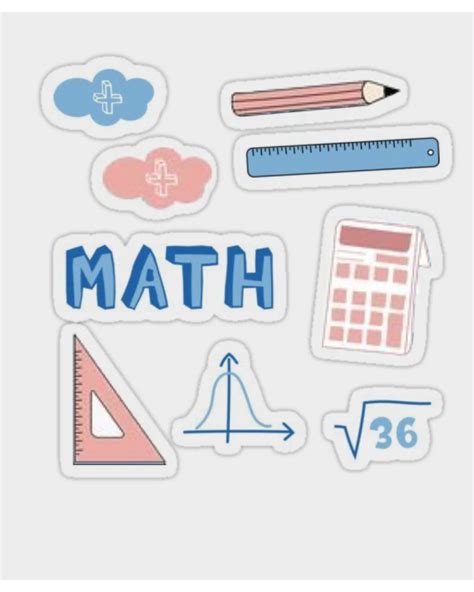 Math Sticker for Notebook 的图像结果