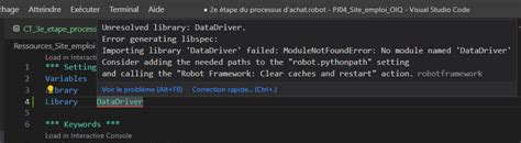 Robot Framework vs Code 的图像结果