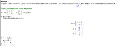 Image result for Column Vector Linear Algebra