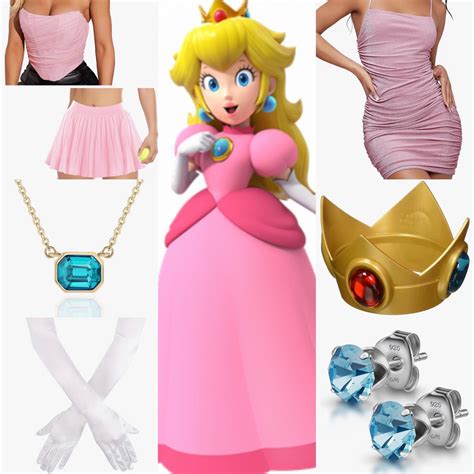 Princess Peach Halloween Costume | Prinzessin peach kostüm, Karneval ...
