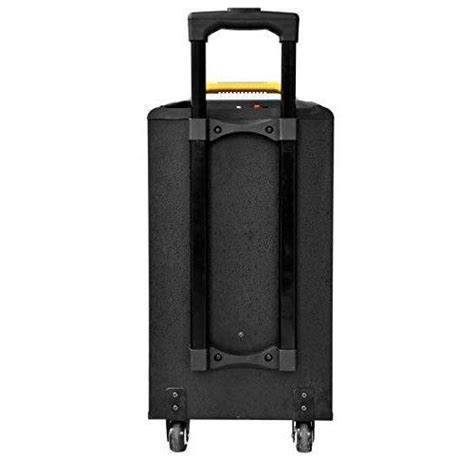 Sonic 12" Trolley Bluetooth Speaker with 2 Wireless Mics | Perfect for ...