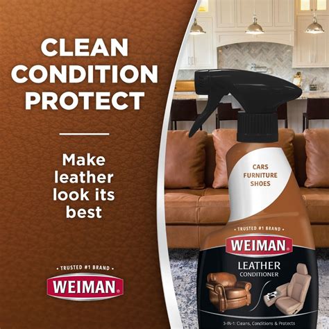 Leather Cleaner & Conditioner Spray | Weiman