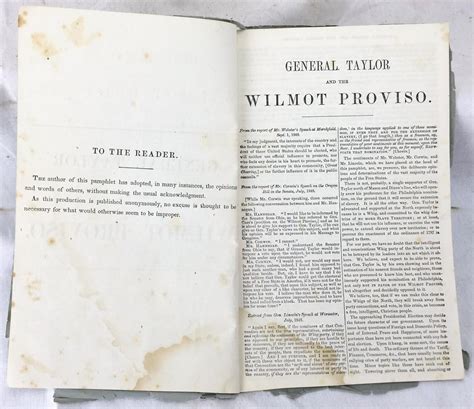 Wilmot Proviso Document
