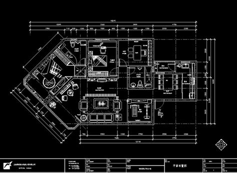 现代家居设计cad室内施工图下载 - 易图网