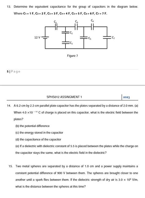 Image result for Equivalent Capacitance Problem Diagram