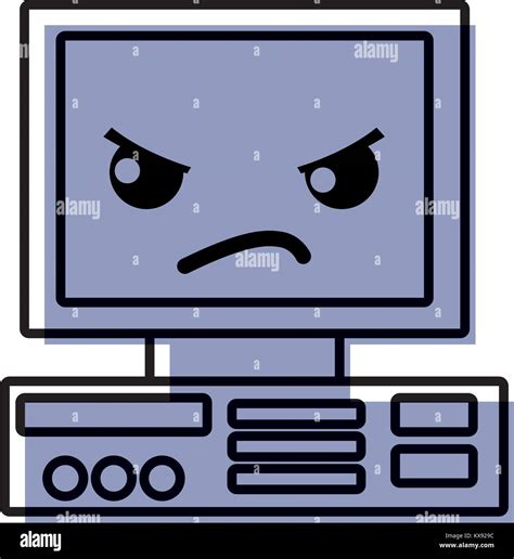 Image result for Computer Cute Angry