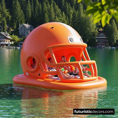 Football Helmet Lake Floats: The Ultimate Tailgate on Water