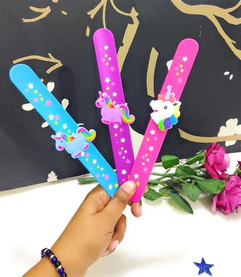 KIDOS JOY Super Cute Unicorn Silicone Flexible Slap Band for Kids ...