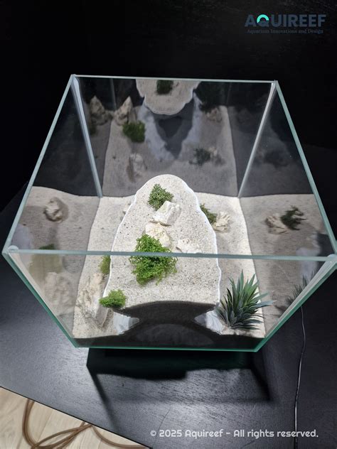 🐠 Aquarium & Terrarium Tower Cliff Cave | Vertical Cliff Hide with ...