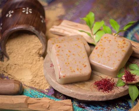 Organic Handmade | Sandal wood & Saffron Soap – GHAR SOAPS