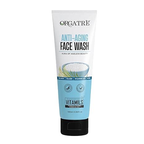 Orgatre Anti-Aging Face Wash for Men & Women | With Rice Water ...
