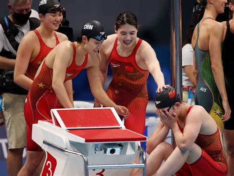 Olympics-Swimming-China win women’s 4x200m freestyle in world record ...