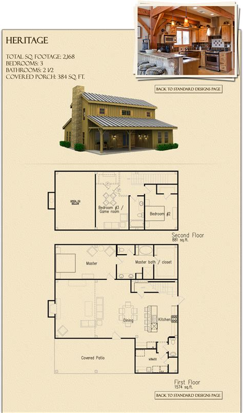 Timber Frame Homes Floor Plans For Ranch