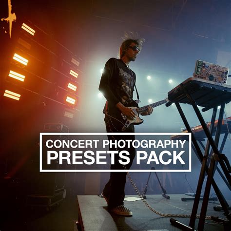 Concert Photography Presets & Profiles Pack for Lightroom and ACR (XMP ...